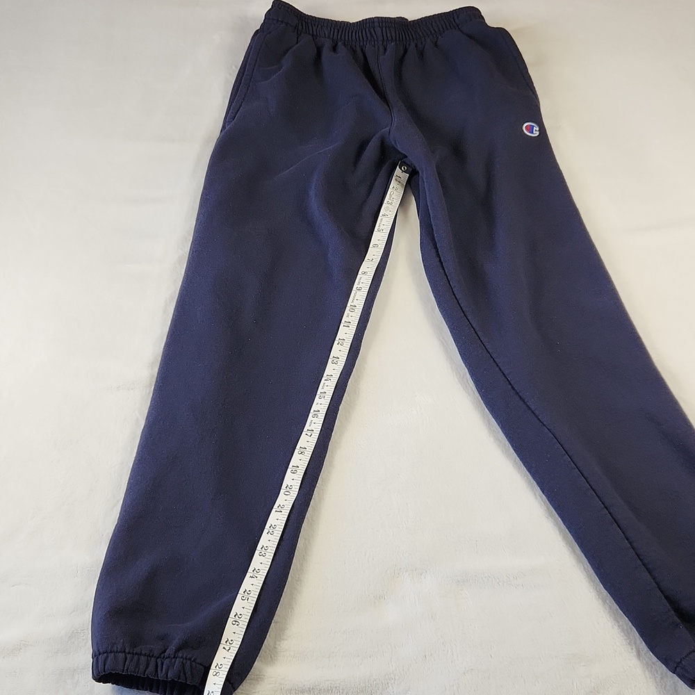 Champion Sweatpants Men's M Navy Blue Elastic Waist Joggers - Picture 7 of 14